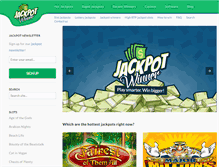Tablet Screenshot of jackpot-winner.com